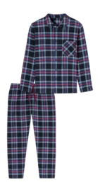 Pyjama Schiesser Men 182123 X-Mas Family Nightblue