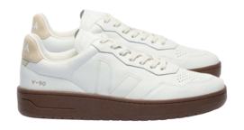 Veja Women V-90 ZZ O.T. Leather White Pierre Almond