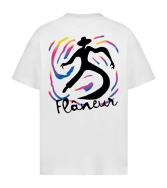 T-Shirt Flâneur Homme Swirl White