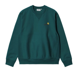 Sweatshirt Carhartt WIP American Script Unisex Malachite