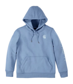 Trui Carhartt Women Logo Sleeve Graphic Sweatshirt Skystone