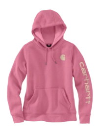 Trui Carhartt Women Logo Sleeve Graphic Sweatshirt Woodrose