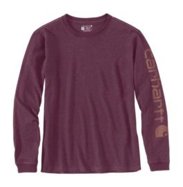 Longsleeve Carhartt Women Workwear Logo L/S Blackberry Heather