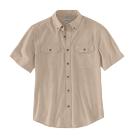Hemd Carhartt Loose Chambray S/S Shirt Herren Dark Tan Chambray