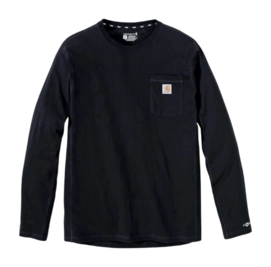 Longsleeve Carhartt Men Force Flex Pocket Black