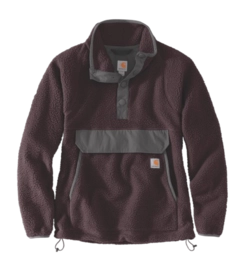 Trui Carhartt Women Relaxed Fit Fleece Pullover Blackberry Heather