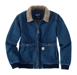 Vest Carhartt Women Denim Sherpa Lined Beech