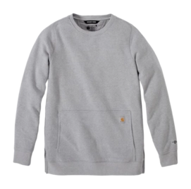 Pullover Crewneck Carhartt Damen Lightweight Sweatshirt Asphalt Heather