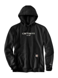 Hoodie Carhartt Men Lightweight Logo Graphic Black