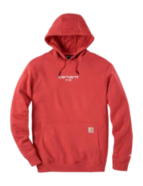 Hoodie Carhartt Men Lightweight Logo Graphic Red Barn