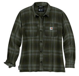 Blouse Carhartt Women Midweight Flannel Plaid Basil