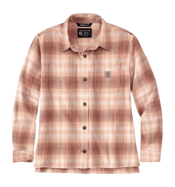 Blouse Carhartt Women Midweight Flannel Plaid Stucco