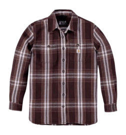 Blouse Carhartt Women Twill Plaid Shirt Lavender