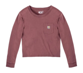 Longsleeve Carhartt Women Lightweight Pocket Sable