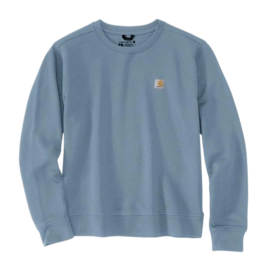 Trui Carhartt Women French Terry Crewneck Thundercloud