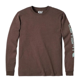 Chemise Carhartt Homme Sleeve Logo L/S Mocha Heather