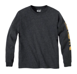 Chemise Carhartt Homme Sleeve Logo L/S Carbon Heather