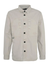 Chemise Barbour Homme Deepdale Relaxed Fit Canvas Overshirt Vintage Khaki