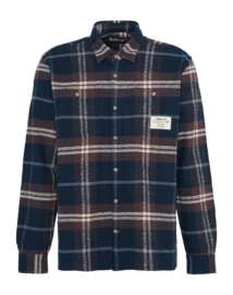 Shirt Barbour Men Coldfall Relaxed Fit Checked Shirt Navy '25