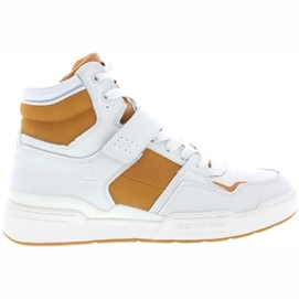 Baskets G-Star RAW Women Attacc Mid White Ocre-Taille 36