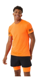 T-Shirt Björn Borg Men Performance Tee Shocking Orange