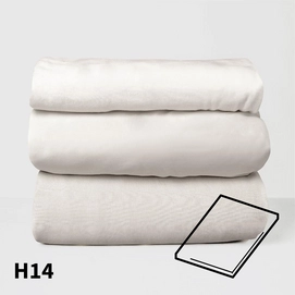 Topper Hoeslaken Dommelin 10-14 cm Kerrie (Katoen 180TC)