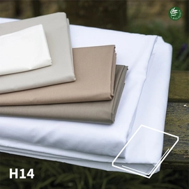Topper Hoeslaken Dommelin 10-14 cm Platinum (Organic Percal)