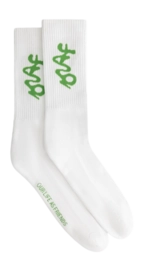 Socks Olaf Hussein Men Signature Logo Socks Optical White