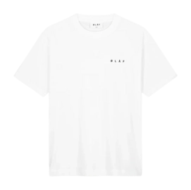 T-Shirt Olaf Hussein Men Graphite Tee Optical White
