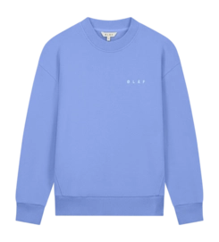 Pullover Olaf Hussein Spiral Face Crewneck Damen Sky Blue