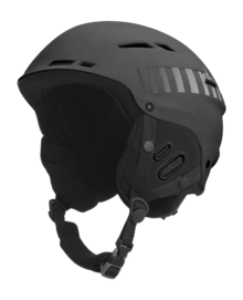 Casque de Ski RH+ Unisexe Rider Matt Black / Shiny Black Faded To White