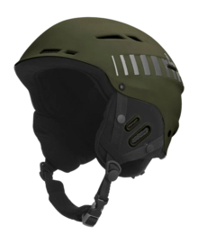 Casque de Ski RH+ Unisexe Rider Matt Dark Kaki / Shiny Grey Faded To Black