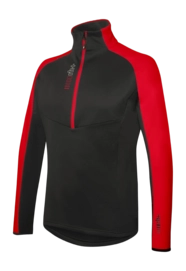 Skipullover RH+ Kyril Half Zip Jersey Herren Black / Red