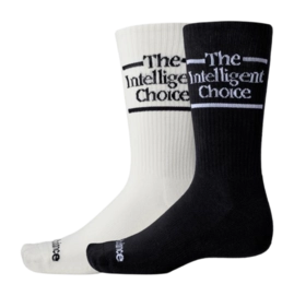 Socks New Balance Unisex Intelligent Choice Crew Assorted 1 (2 Pack)