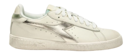 Sneakers Diadora Women Game L Low Waxed Metal White Frozen Dew