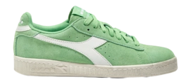 Diadora Unisex Game L Low Suede Waxed Weiß Pistachio Green