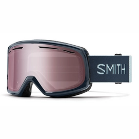 Masque de Ski Smith Femme AS Drift French Navy / Ignitor Mirror Antifog
