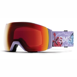 Masque de Ski Smith IO Mag XL Lilac Tropics / Chromapop Sun Red Mirror / Storm Yellow Flash
