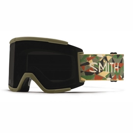 Masque de Ski Smith Squad XL Alder Geo Camo / Chromapop Sun Black / Storm Rose Flash