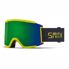 Masque de Ski Smith Squad XL Neon Yellow Digital / Chromapop Sun Green Mirror / Storm Yellow Flash