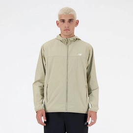 Jas New Balance Men Athletics Woven Jacket Stoneware
