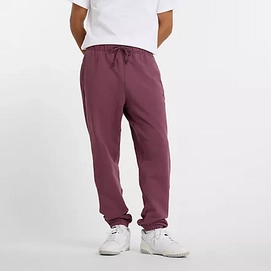 Trainingsbroek New Balance Men Athletics French Terry Jogger Faded Plum