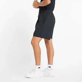Kurze Hose New Balance Seersucker Short 7 Herren Black