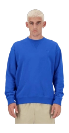 Trui New Balance Men Athletics French Terry Crew Blue Oasis