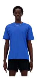 T-Shirt New Balance Men Athletics Cotton Blue Oasis