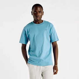 T-Shirt New Balance Men Athletics Cotton Heron Blue