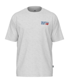 T-Shirt New Balance Men Athletics Premium Logo Ash Heather
