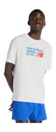 T-Shirt New Balance Men Athletics Premium Chest Logo Sea Salt