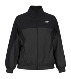 Jas New Balance Women Color Blocked Woven Jacket Black