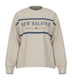Trui New Balance Women Athletics Nautical Lobster Crew Linen